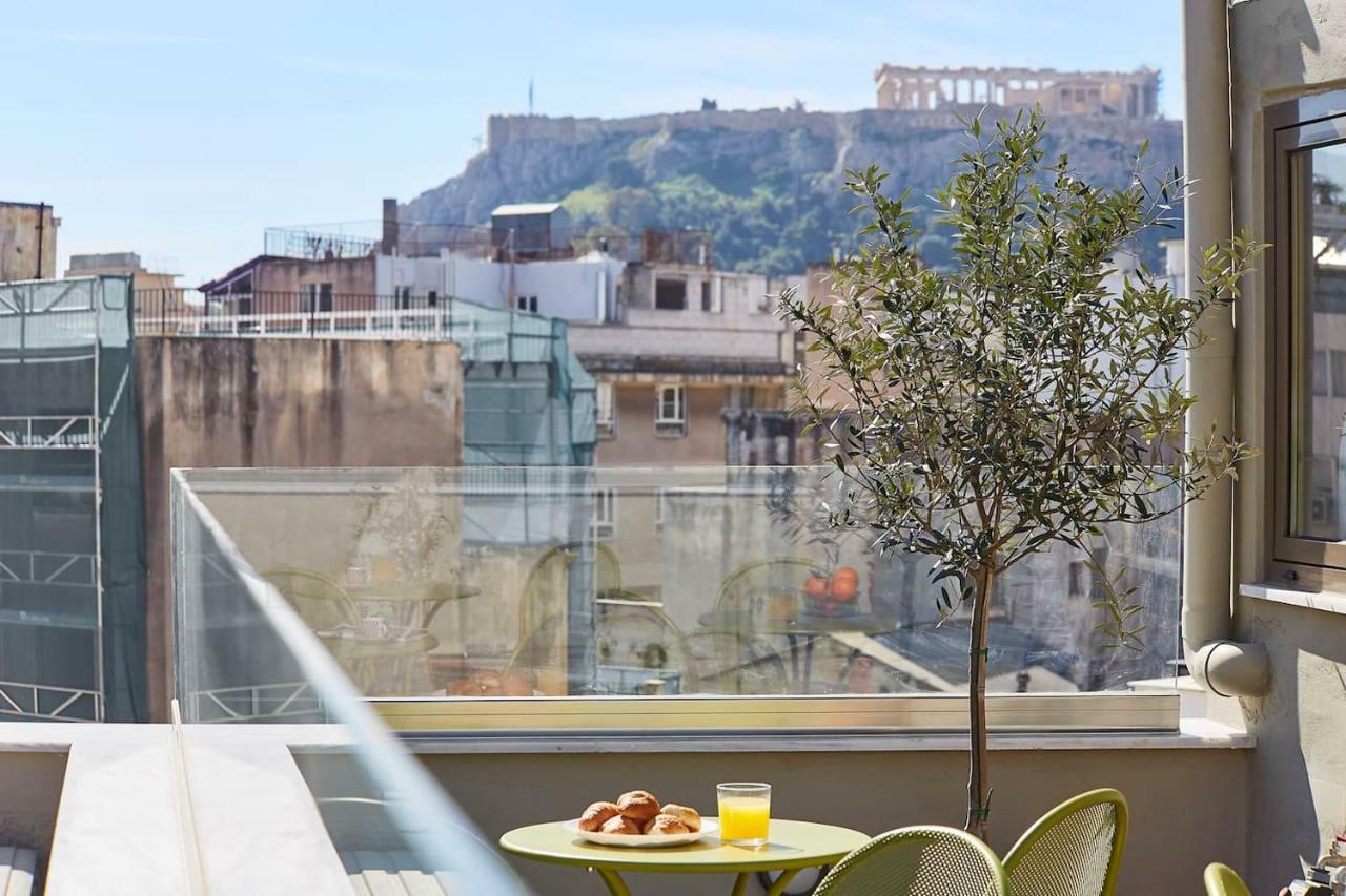 Old Athens Style 1Bdr With Acropolis View Rooftop! Kültér fotó
